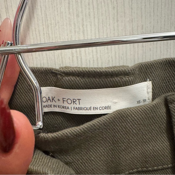 OAK + FORT Cargo Pleated Mini Skirt - Picture 5 of 5